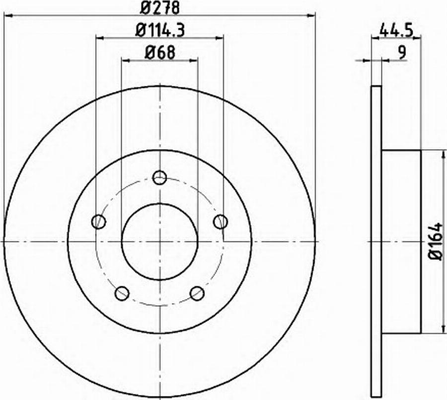 Pagid 54788PRO - Disque de frein cwaw.fr