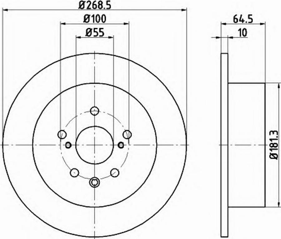 Pagid 54729PRO - Disque de frein cwaw.fr