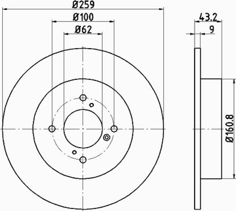 Pagid 55314PRO - Disque de frein cwaw.fr