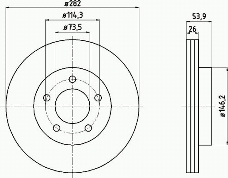 Pagid 55299PRO - Disque de frein cwaw.fr