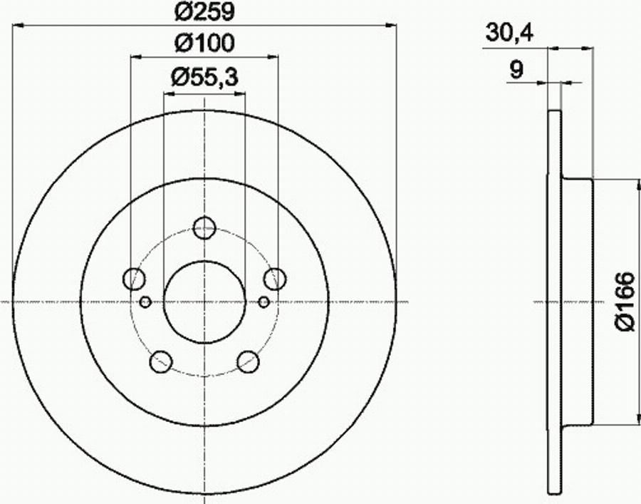 Pagid 55240PRO - Disque de frein cwaw.fr