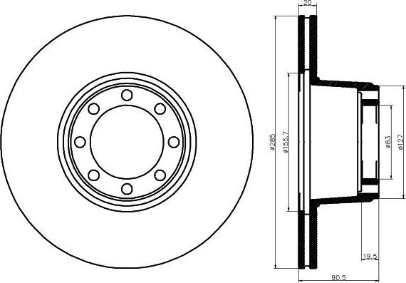 Pagid 50912 - Disque de frein cwaw.fr