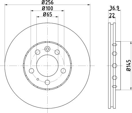 Pagid 50314 - Disque de frein cwaw.fr