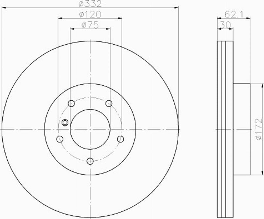 Pagid 50322PRO - Disque de frein cwaw.fr