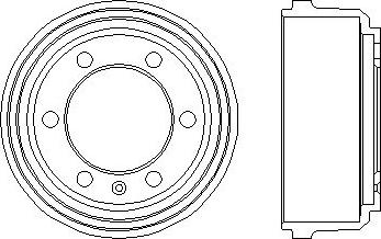 Pagid 60906 - Tambour de frein cwaw.fr