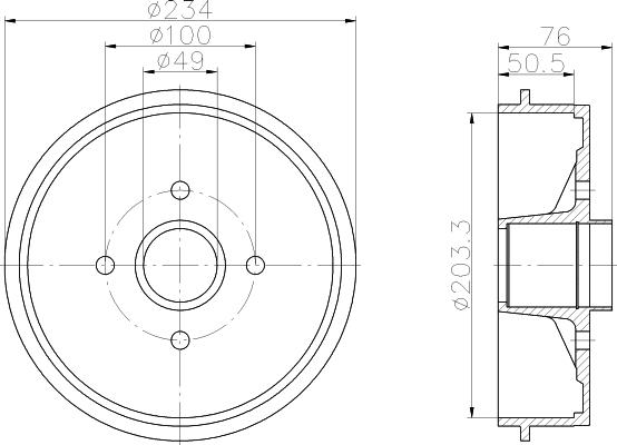 Pagid 62814 - Tambour de frein cwaw.fr