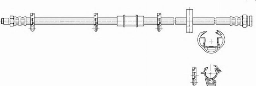 Pagid 70040 - Flexible de frein cwaw.fr