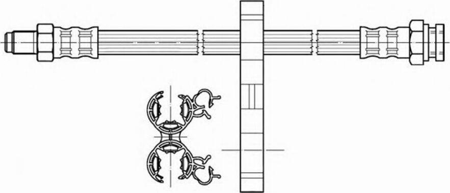 Pagid 70341 - Flexible de frein cwaw.fr