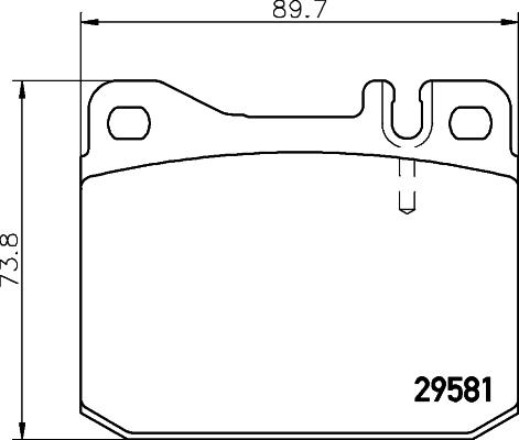 Pagid C5008 - Kit de plaquettes de frein, frein à disque cwaw.fr