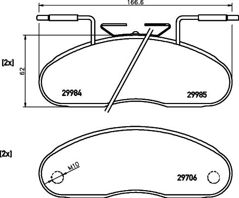 Pagid C3004 - Kit de plaquettes de frein, frein à disque cwaw.fr