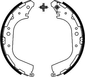 Pagid H9400 - Jeu de mâchoires de frein cwaw.fr