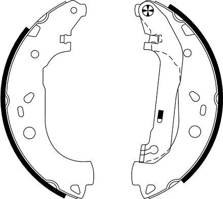 Pagid H9660 - Jeu de mâchoires de frein cwaw.fr