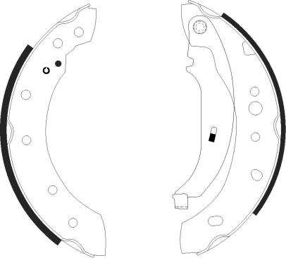 Pagid H9680 - Jeu de mâchoires de frein cwaw.fr