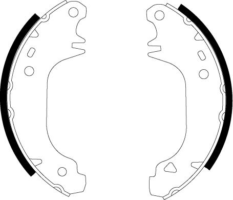 Pagid H9195 - Jeu de mâchoires de frein cwaw.fr