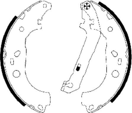 Pagid H9835 - Jeu de mâchoires de frein cwaw.fr