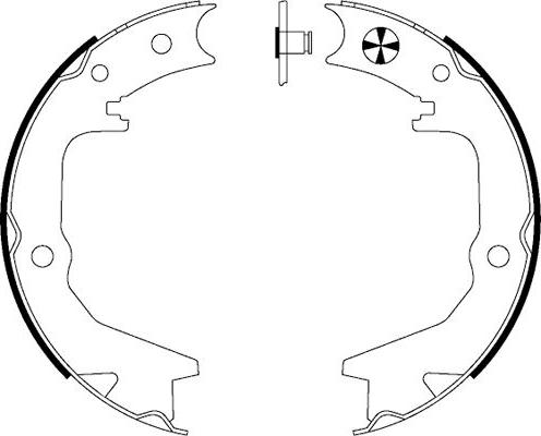 Pagid H9735 - Jeu de mâchoires de frein, frein de stationnement cwaw.fr