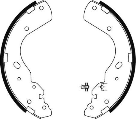 Pagid H9775 - Jeu de mâchoires de frein cwaw.fr