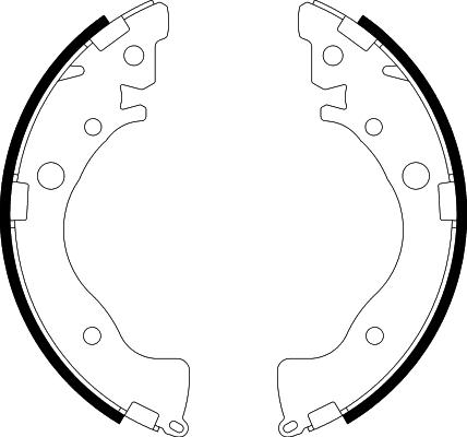 Pagid H1048 - Jeu de mâchoires de frein cwaw.fr