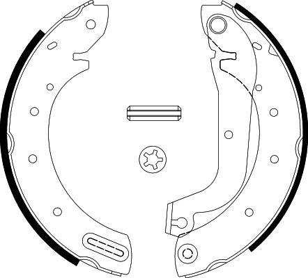 Pagid H1066 - Jeu de mâchoires de frein cwaw.fr