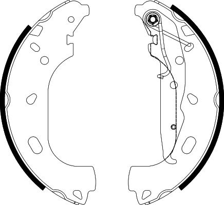 Pagid H1005 - Jeu de mâchoires de frein cwaw.fr