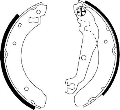 Pagid H1035 - Jeu de mâchoires de frein cwaw.fr