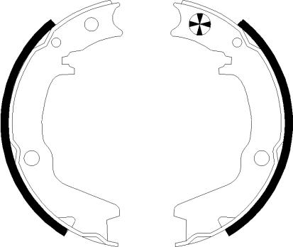 Pagid H1835 - Jeu de mâchoires de frein, frein de stationnement cwaw.fr