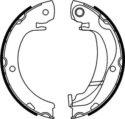 Pagid H1747 - Jeu de mâchoires de frein, frein de stationnement cwaw.fr