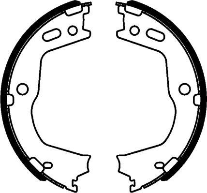 Pagid H1787 - Jeu de mâchoires de frein, frein de stationnement cwaw.fr