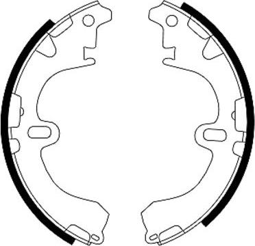 Pagid H8970 - Jeu de mâchoires de frein cwaw.fr