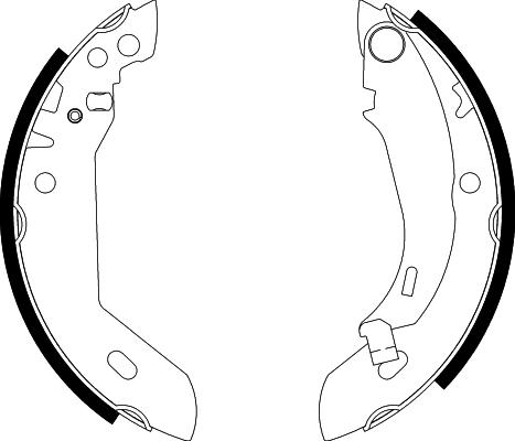 Pagid H8060 - Jeu de mâchoires de frein cwaw.fr