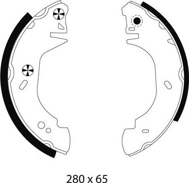 Pagid H8770 - Jeu de mâchoires de frein cwaw.fr