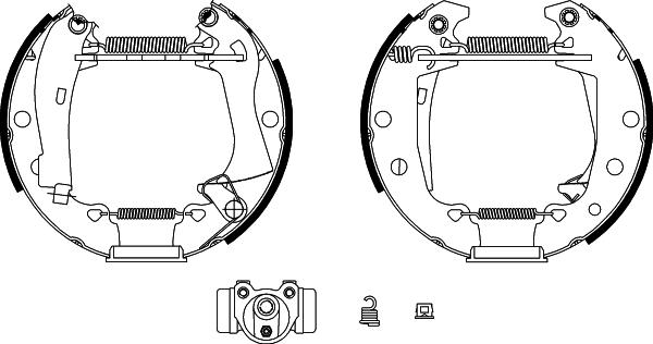 Pagid R0085 - Jeu de mâchoires de frein cwaw.fr