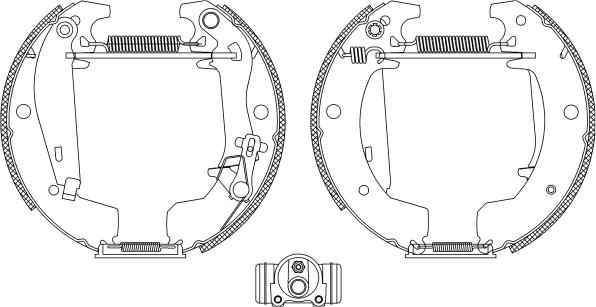 Pagid R1045 - Jeu de mâchoires de frein cwaw.fr