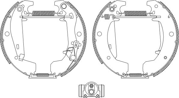 Pagid R1040 - Jeu de mâchoires de frein cwaw.fr