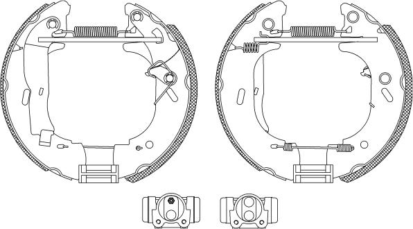 Pagid R1035 - Jeu de mâchoires de frein cwaw.fr