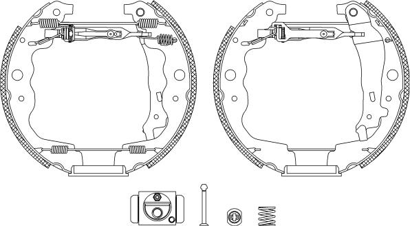 Pagid R1350 - Jeu de mâchoires de frein cwaw.fr