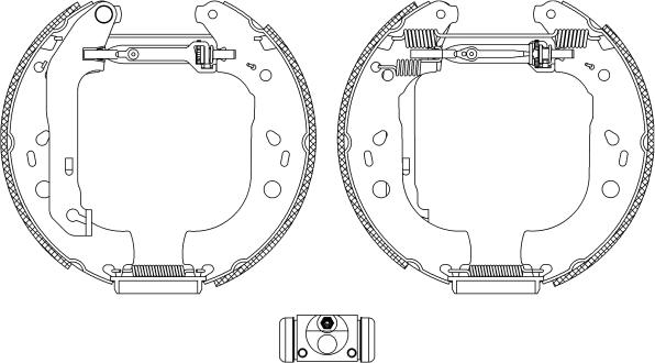 Pagid R1300 - Jeu de mâchoires de frein cwaw.fr