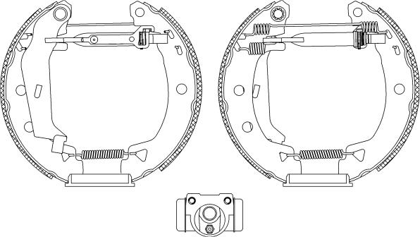 Pagid R1324 - Jeu de mâchoires de frein cwaw.fr