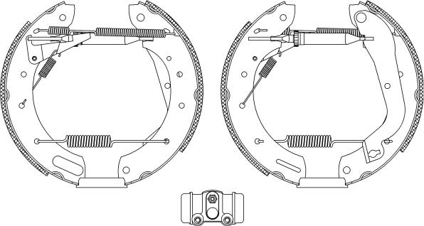 Pagid R1245 - Jeu de mâchoires de frein cwaw.fr