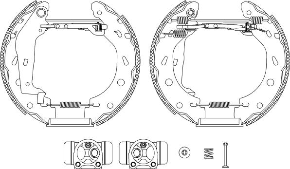 Pagid R1250 - Jeu de mâchoires de frein cwaw.fr