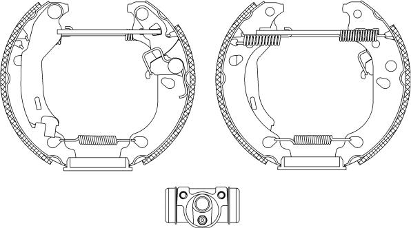 Pagid R1210 - Jeu de mâchoires de frein cwaw.fr