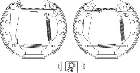 Pagid R1280 - Jeu de mâchoires de frein cwaw.fr