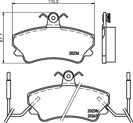 Pagid T9032 - Kit de plaquettes de frein, frein à disque cwaw.fr