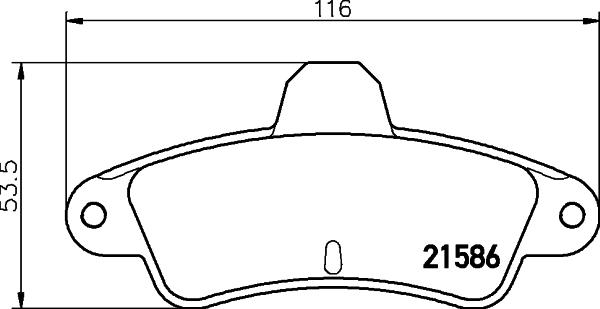 Pagid T9027 - Kit de plaquettes de frein, frein à disque cwaw.fr