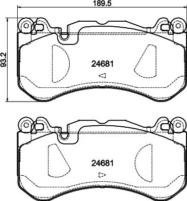 Pagid T4617 - Kit de plaquettes de frein, frein à disque cwaw.fr