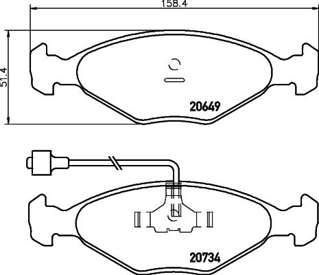 Pagid T4090 - Kit de plaquettes de frein, frein à disque cwaw.fr