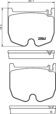 Pagid T5147 - Kit de plaquettes de frein, frein à disque cwaw.fr