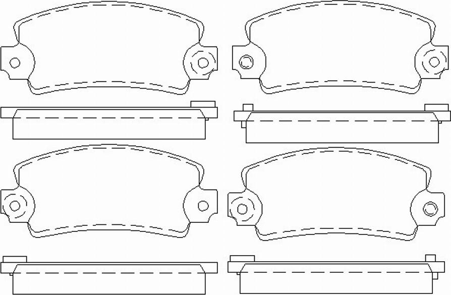 Pagid T0697 - Kit de plaquettes de frein, frein à disque cwaw.fr