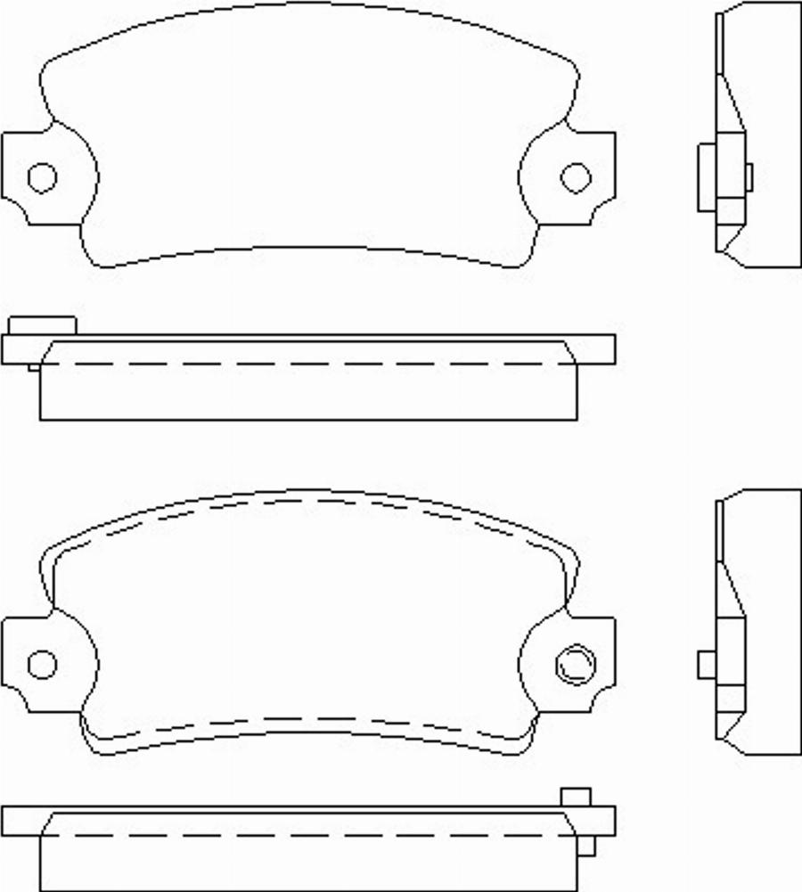 Pagid T0671 - Kit de plaquettes de frein, frein à disque cwaw.fr