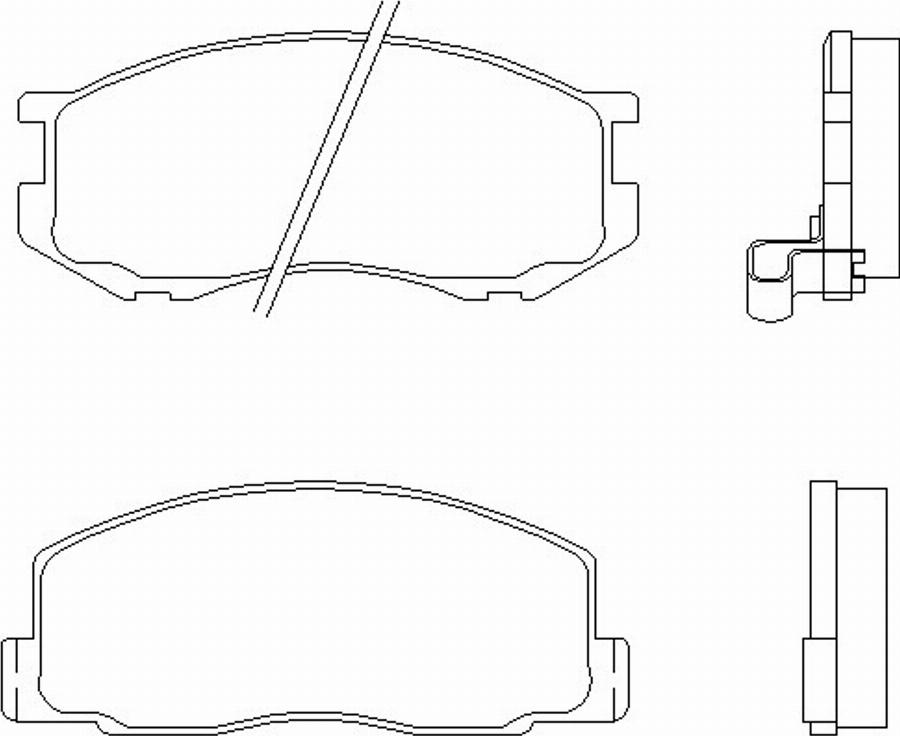 Pagid T0007 - Kit de plaquettes de frein, frein à disque cwaw.fr